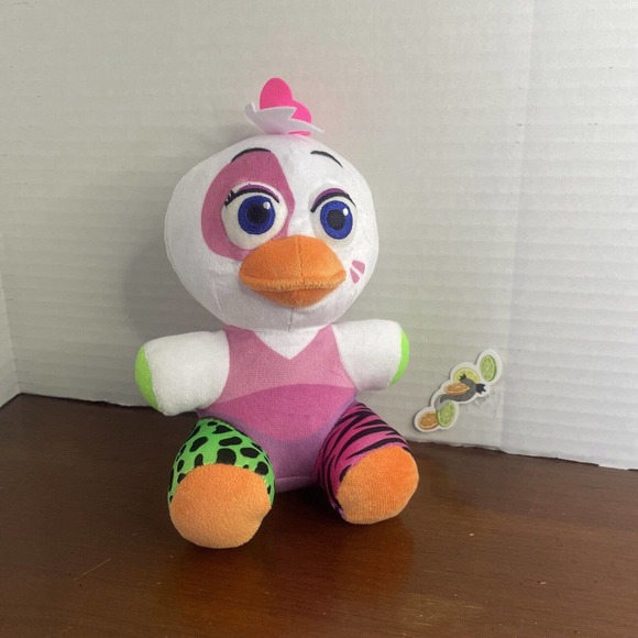 Five Nights At Freddy's FNAF Glamrock Chica Stuffed Animal Plush Duck Chicken